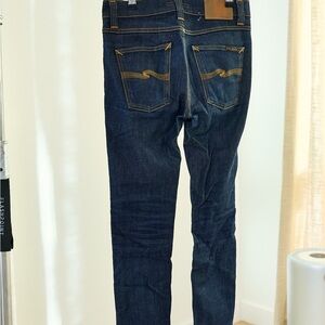 Nudie Jeans Dark Blue Slim Fit Denim